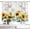 Sunflower, variant on Farmhouse Wooden Barn Door Kitchen Curtains Country Vintage Farm Wood Kitchen Window Curtains Rustic Western Small Short Cafe Tier Curtains Over Sink Drapes Treatment Fabric 2 Panels (26x36 Inch)