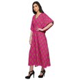 thumbnail image 2 of Moomaya Sortie de Plage Kaftan pour Bikini, Robe Caftan Longue Maxi pour Femmes - L-XL, 2 of 6
