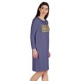 thumbnail image 2 of Inkmeso Educated Motivated Vaccinated T-Shirt Funny Pro Vaccine Boat Neck Dress, 2 of 8