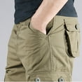 thumbnail image 4 of FAIWAD Shorts Cargo pour Hommes Décontractés Classiques Jusqu'aux Genoux à Multiples Poches Pantalons Capri Extensibles Shorts Décontractés d'Extérieur, 4 of 5