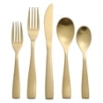 thumbnail image 1 of Hometrends 20-Piece Forged Flatware Set, Satin Gold, 1 of 16