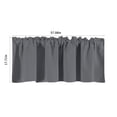 thumbnail image 2 of Valance Curtain For Kitchen Black Out Window Curtains For Living Dining Room Window Valance 57×18inches, 2 of 8