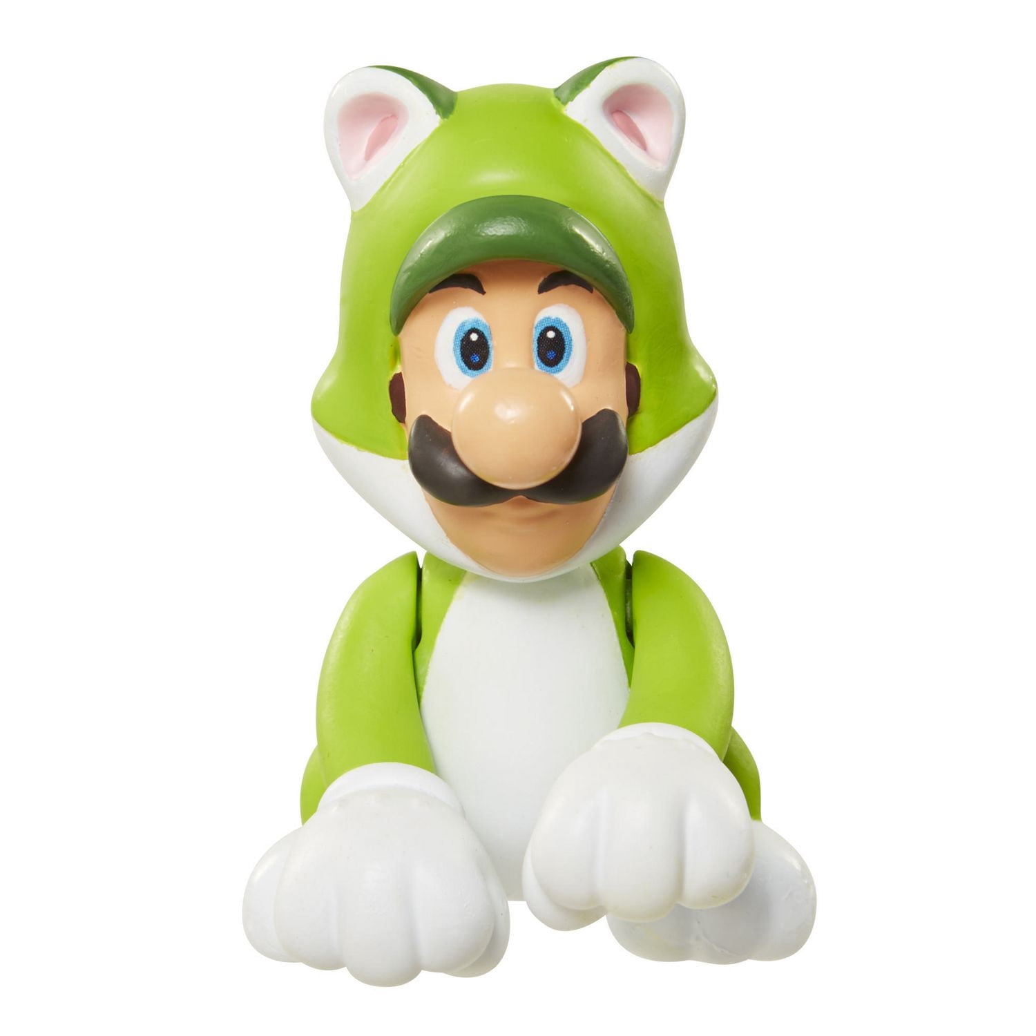 Figurine d'articulation limitée Luigi le chat de Nintendo de 2,5 po