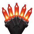 thumbnail image 1 of Orange Mini Lights - 50 Count, 1 of 4
