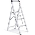 thumbnail image 2 of APEXCHASER 3 Step Ladder, Aluminum Lightweight Folding Step Stool with Utility Handle, Anti-Slip Steps Wide Platform for Kitchen, Pantry, Home,Office, 2 of 4