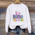thumbnail image 3 of EGNMCR Easter T-Shirts Imprimés pour Femmes T-Shirts Graphiques pour Femmes Chemises pour Femmes T-Shirt à Col Rond pour Femmes Easter Haut à Manches Longues Imprimé Chandails T-Shirt pour Femmes, 3 of 4