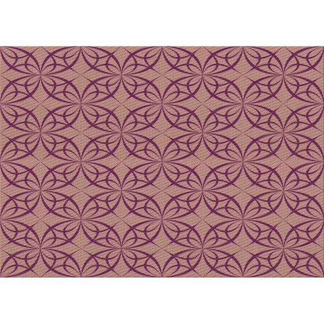 Ahgly Tapis Rectangulaire Lavable en Machine Intérieur Transitionnel Rose, 8 Pieds x 12 Pieds