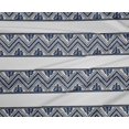 thumbnail image 4 of oneOone Polyester Lycra Fabric Floral & Chevron Block Printed Fabric 1 Yard 56 Inch Wide, 4 of 4