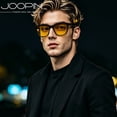 thumbnail image 3 of Joopin Rétro Lunettes Classiques Carrées de Vision Nocturne pour Hommes Femmes Pêche Conduite Randonnée Lunettes avec Protection UV, 3 of 7