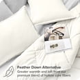 thumbnail image 3 of Bare Home Goose Down Alternative Comforter Set - 2 Piece Set - Twin/Twin XL, Cream, 3 of 7