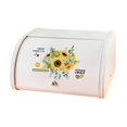 thumbnail image 2 of Rolltop Bread Box Iron Bread Box Large Capacity 12.40''x10.04''x6.69'' Bread Bin Holder Multi Purpose for Kitchen Counter None, 2 of 8