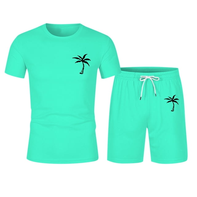 Men's Suits Quick-Dit Summer Tracksuit for Everyday Casual Outdoor Travel Performance Athletic Set