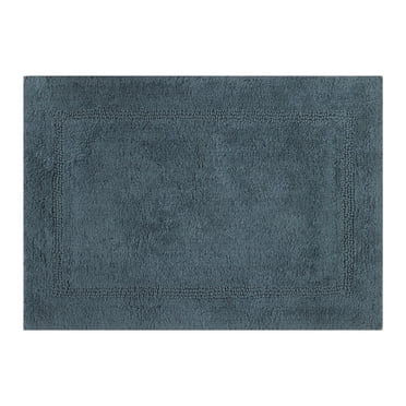 Tapis de bain réversible en coton Better Homes & Gardens, bleu Nimbus, 43 x 61 cm