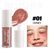 thumbnail image 2 of Xihbxyly Holiday Deals Liquid Blush For Lips And Cheeks Fine Shim Highlight Contours Moisturizing Color Developing Rouge Blush 4.5ml Clearance Items, 2 of 2