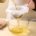 thumbnail image 2 of Nylon Mesh Strainer Spoon for Straining Soy Milk, Coffee, Yogurt, and Milk | Fine Mesh Sieve Filter for Kitchen Use | Reusable Household Strainer for Beverages and Liquids, 2 of 6
