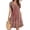 02 Rouge, variante sur Weiqiqre Robes d'Été pour Femmes Robe d'Été Trapèze avec Poches Mini à Manches Courtes Robes Fluides de Plage Robe Évasée Vacances Voyage