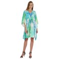 thumbnail image 1 of Bimba Robe Caftan Imprimée Maxi Robe Robe pour Femmes Tenue de Plage Courte Couvre-Maillot, 1 of 7