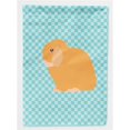 thumbnail image 1 of Carolines Treasures BB8142CHF Holland Lop Rabbit Blue Check Canvas House Flag, 1 of 4