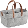 thumbnail image 5 of Foldable Diaper Caddy Organizer with Removable Compartments - Portable Baby Changing Tote for Diapers, Wipes, Pump & Travel Storage, 5 of 5