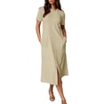 thumbnail image 1 of Womens Summer Dress Gradient Sleeveless V-Neck Maxi, 1 of 7