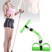 Workout Resistance Bands,Sit Up Assistant with Detachable Three Tube Pedal, Resistance Band Exercise Tool for Ab Workouts