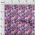 thumbnail image 2 of oneOone Rayon Magenta Fabric Abstract Sewing Craft Projects Fabric Prints By Yard 56 Inch Wide, 2 of 4