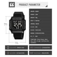 thumbnail image 3 of Men's Outdoor Digital Sports Watch Waterproof Luminous Display for Hiking Running Swimming, 3 of 9