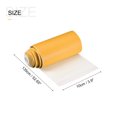 thumbnail image 2 of Unique Bargains Smooth Solid Color Faux Leather Sheets,PU Leather for DIY 10 x 135cm Deep Yellow, 2 of 4