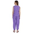 thumbnail image 4 of Moomaya Ensemble de Nuit en Rayonne Imprimée pour Femmes Pyjama à Entrejambe Bas 2 Pcs Tenue de Détente, 4 of 7