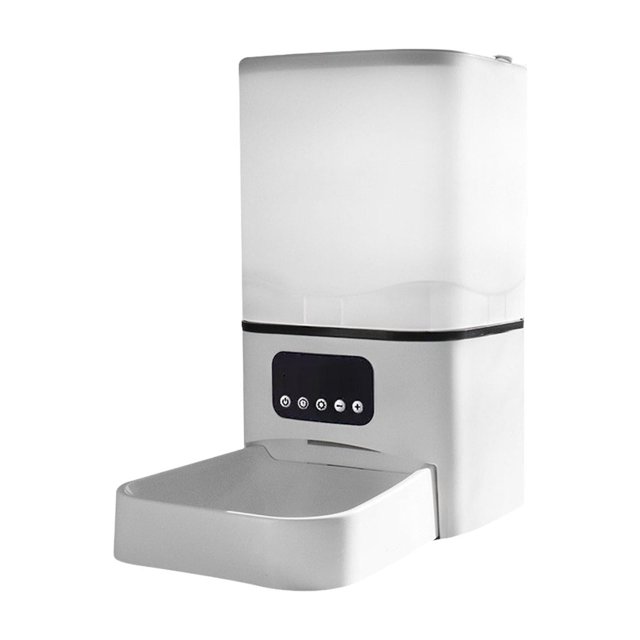 Lksixu Pet Supplies 6L Smart Pet Feeder For Dogs Cats Automatic Food Dispenser With Timer Part Control Remote Feeding Voice Interaction And Video Surveillance Capabilities for Small Dogs and Cats
