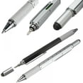 thumbnail image 4 of Survival Pen Gift for Men, 6-in-1 EDC Multitool Tool Pen with Stylus, Screwdriver, Level, Ruler, Ballpoint Pen, Cool Gadgets for Dad, Him, Outdoors, 4 of 9