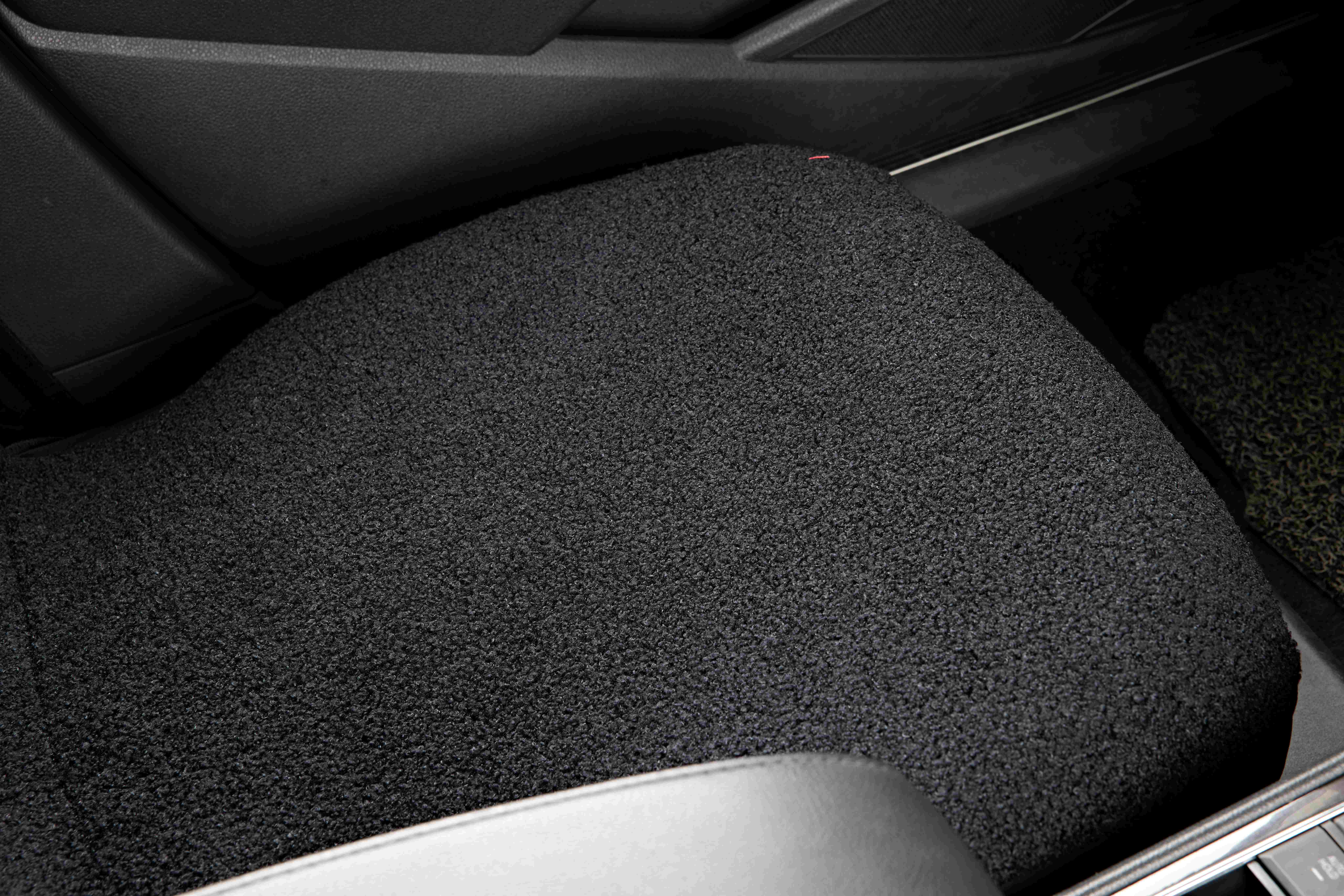 AUTO DRIVE 2-PIECE Black Teddy Plush Fur Front Car Seat Cover Black