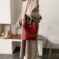 thumbnail image 4 of Women Bucket Bag Fashion All-match Multipurpose Crossbody Bag Top Handle Bag, 4 of 6