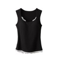 thumbnail image 1 of RXMEKW Camisole à Bretelles Sans Manches pour Femmes comme Haut de Pyjama en Polyester, Noir, 1 of 3