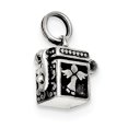 thumbnail image 1 of Sterling Silver Angel Prayer Box Charm QC4460 (13mm x 10mm), 1 of 3