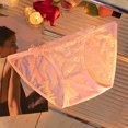 thumbnail image 2 of HUITKMM Lace Underwear For Women Women's Cut Out Lace Low Rise Lift Traceless Pure Briefs, 2 of 3