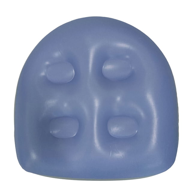 Cushion Seat Pad for Spa and Bath Portable Inflatable Booster with Suction Cup Back Support Soft Massage Cushion for Pools and Hot Tubs Comfortable Adult Spa Accessory
