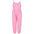 thumbnail image 1 of Girls Overall Sleeveless Jumpsuits Rompers for Girls Spaghetti Strap Rompers with Pockets Tween Girls Trendy Clothes 2T, 1 of 5
