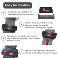 thumbnail image 3 of Seat Belt Tension Adjuster 6-Pack, Black, 3 of 7