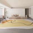 thumbnail image 1 of XmhyTop Bathroom Rug Mat, Non-Slip Plush Shaggy Bath Carpet, Yellow,24*16inch, 1 of 4
