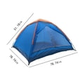 thumbnail image 3 of 3-4 Person Beach Tent, Sun Shade Shelter with Mosquito Net & Tote Bag, 3 of 9