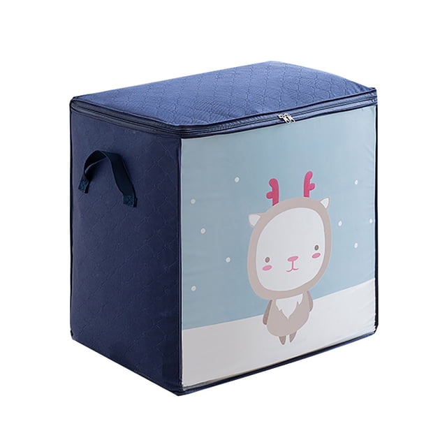 TopLLC Foldable Storage Bag Clothes Blanket Quilt Closet Sweater Organizer Box Pouch