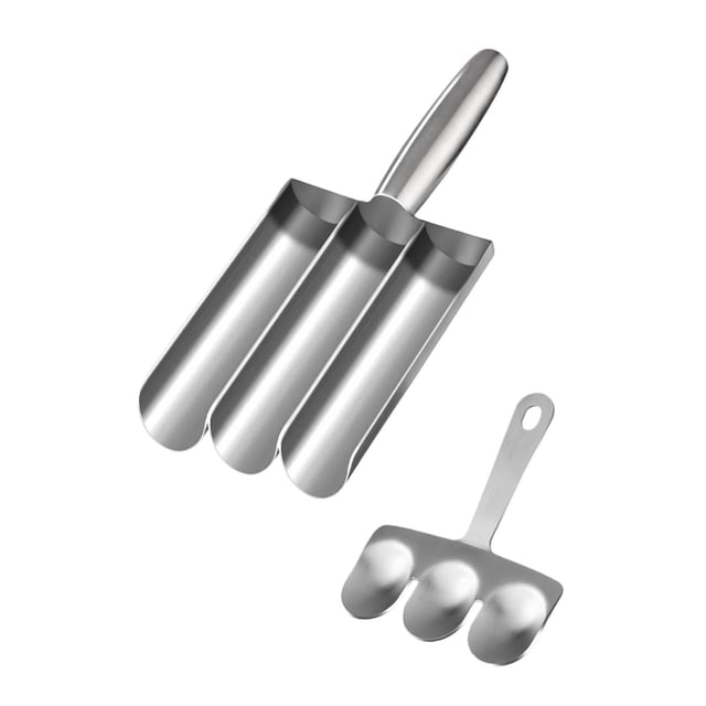 Food Clips – Product Category and Title Based Listing for Meatball Maker Tool Quadruple Kitchen Meatball Maker Easy Stainless Steel Meatball Making Spoon With Cutting For Manual Meatball Lovers