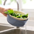 thumbnail image 4 of Fruit Basket for Kitchen Sieves Sink Strainer Kitchen Double Drainage Basket Fruit Vegetable Washing Strainer Multi-Purpose Washing Storage Basket Kitchen Cleaning Accessories Kitchen Sink Strainer, 4 of 7