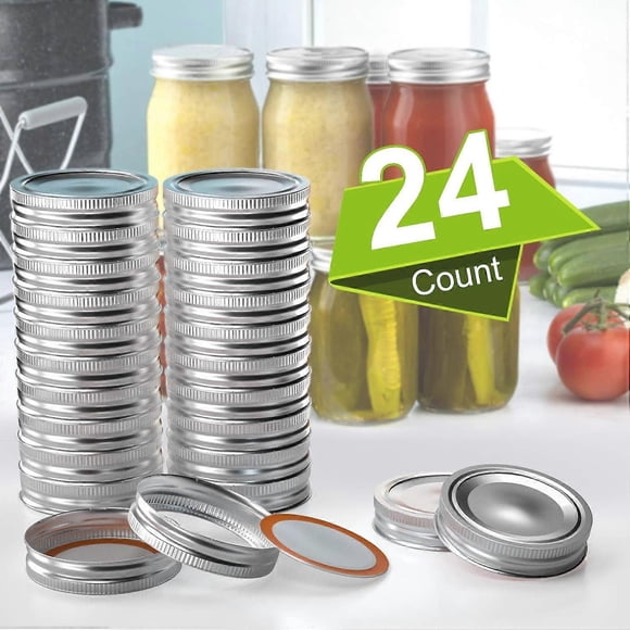 Couvercle de Mise en Conserve à Ouverture Régulière à Bille, Pot Kerr - 24 Compartiments, Joint Étanche
