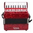 thumbnail image 3 of Accordion, 8 Bass 22-Key Button Kids Accordion For Children Christmas Gift, Piano Accordion Keyboard Instruments With Strap, Gloves For Adult Beginners, 3 of 8