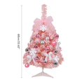 thumbnail image 2 of Desktop Mini Christmas Tree Ornament (Accessories as Pictured) 60cm Pink, 2 of 7
