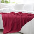 thumbnail image 2 of Unique Bargains Cotton Blanket Decorative Cable Knitted Throw Soft Knit Blankets, 2 of 10