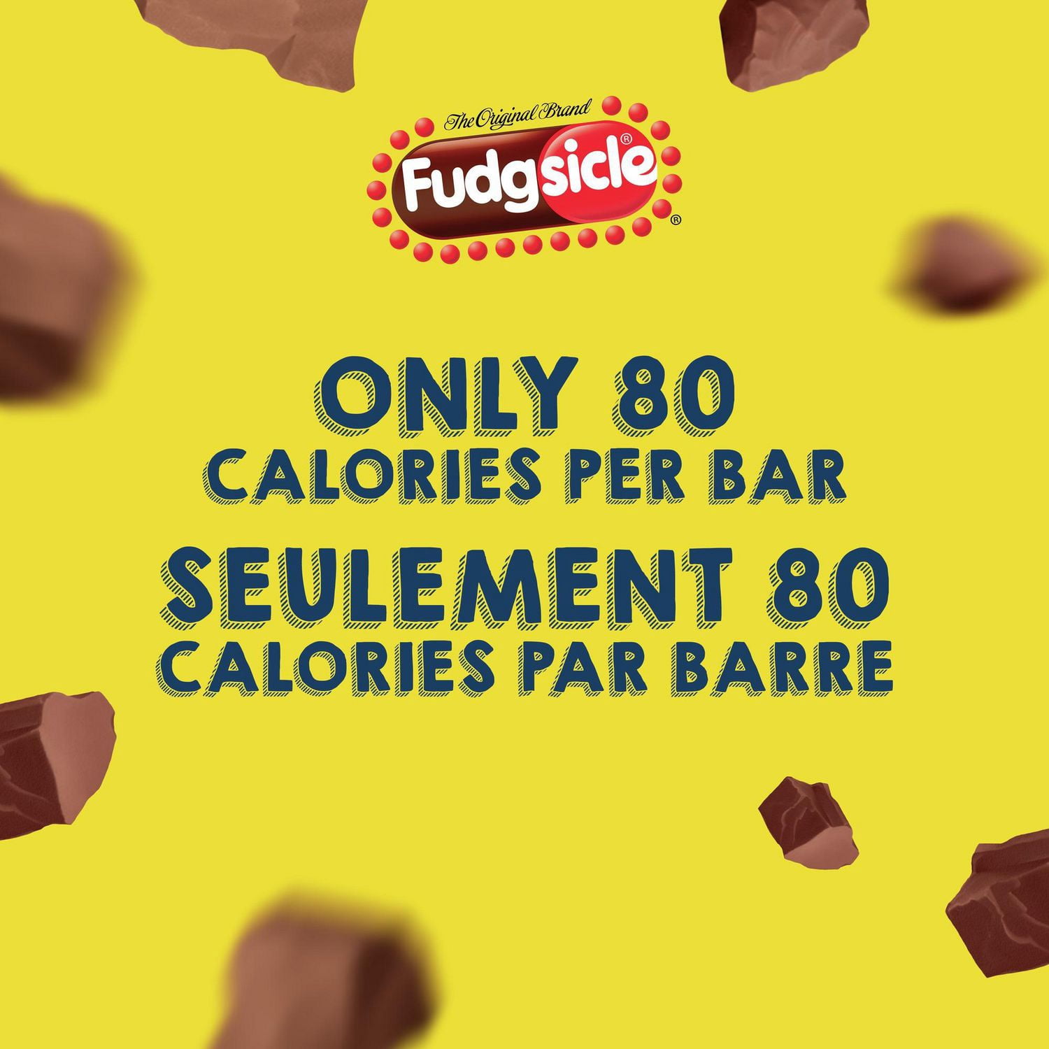 Popsicle Fudgsicle Barres de Dessert Glacé Laitier 12 x 60 ml