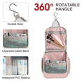thumbnail image 4 of Trousse de Maquillage de Voyage, Trousse Cosmétique à Mémoire Tournante avec Multiples Sections de Rangement, 4 of 5